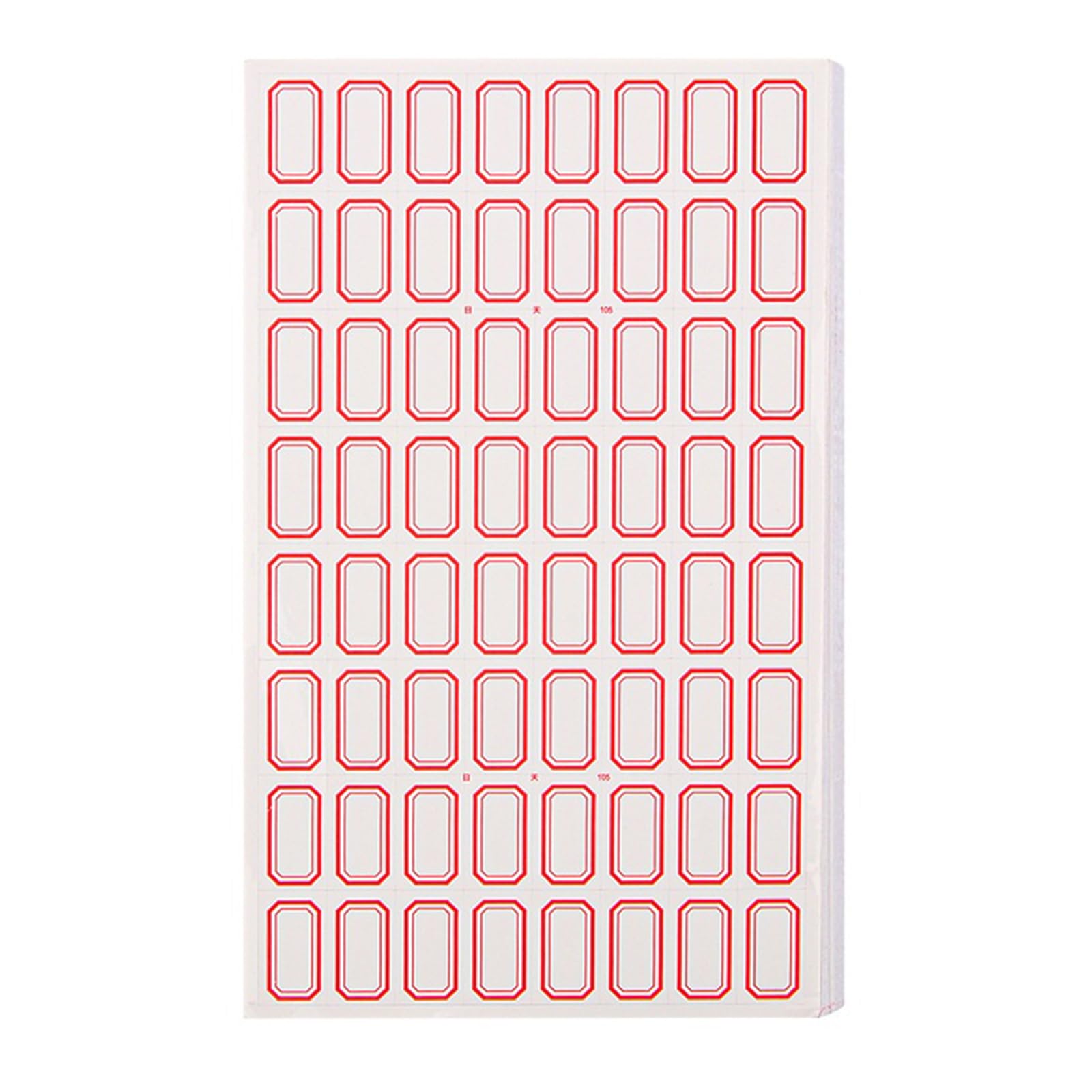 Buxuaaaa 50 Sheets Writeable Labels Adhesive Sticker Jams Label Small Blanks Sticker for Home School Multifunctional Labels