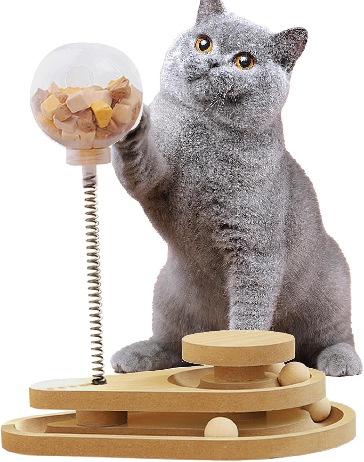 YUAB Pet Leaking Toy, Cat Feeder Ball Interactive for Your