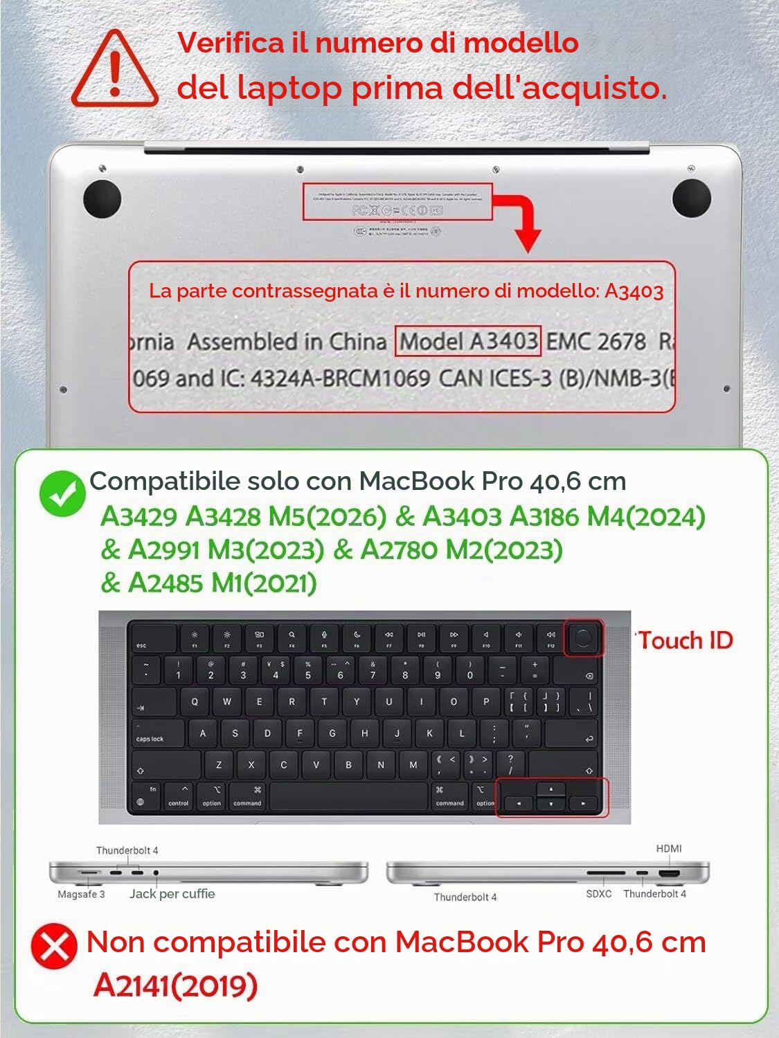 Fancity Custodia Compatibile con MacBook Pro 16 2026 2025 2024 2023 2021 (M5 A3428 A3429 M4 A3403 A3186 M3 A2991 M2 A2780 M1 A2485 Pro/Max) - Custodia Rigida in Plastica, Marble Green