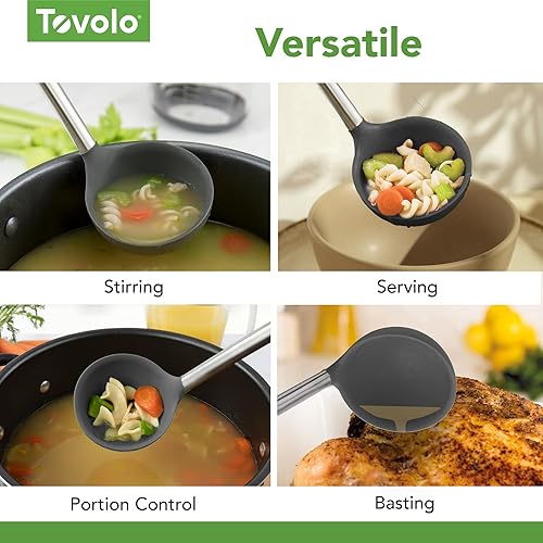 Miniatura 5 de Tovolo Cucharón de silicona - Carbón