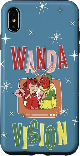 Vista 22 de Funda para TV retro WandaVision Wanda & Vision para iPhone 13 Marvel