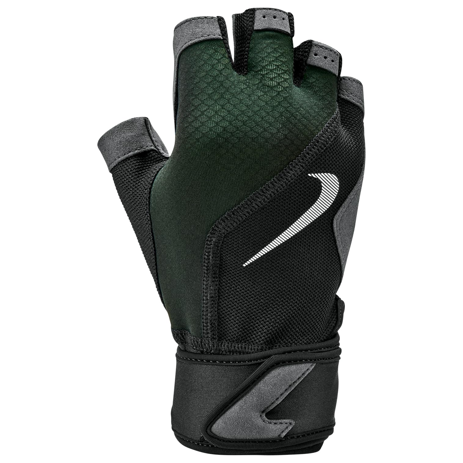 Nike Premium FG Guantes de Fitness Hombre Negro Volt Blanco S