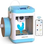 Mini 3D Printer for Kids and Beginners,Geeetech Mini 3D Printers- Auto Leveling, High Speed, Fully Open Source, Direct Drive Extruder, for Home and School, Print Area 3.94×4.33×3.94 inches (Blue-M1)