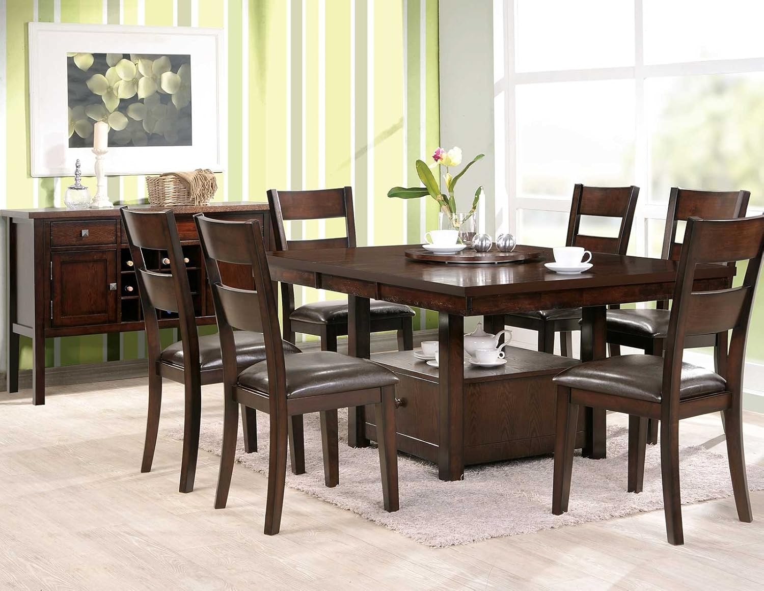 Amazon.com - Steve Silver Gibson Adjustable Dining Table GB500 - Tables
