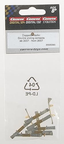 Miniatura 4 de Carrera 20365 - Juego de 10 cepillos de contacto deslizantes dobles para coches EvolutionDigital 124Digital 132