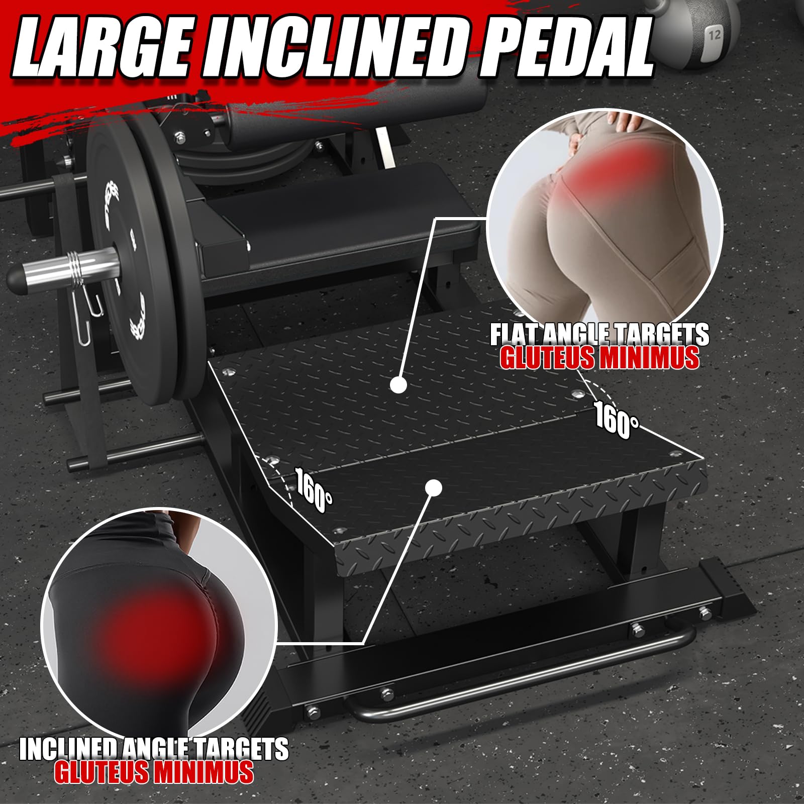 Amazon | syedee ヒップスラストマシン 大臀筋ブリッジマシン