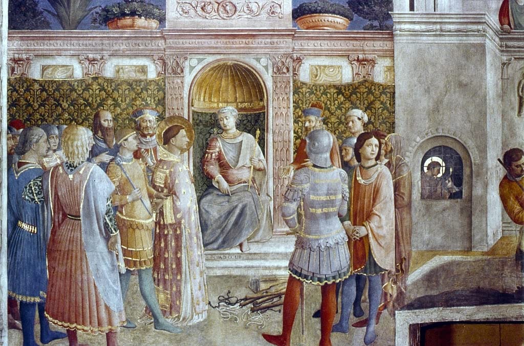 Lienzo abstracto de El juicio de San Lorenzo, decoración elegante para tu salón 5