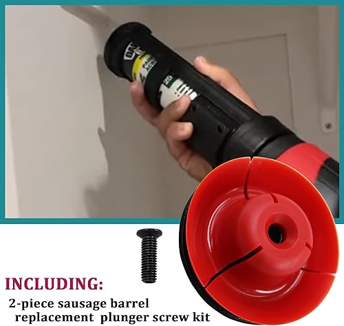 Miniatura 6 de Kit de tornillos de émbolo Milwaukee de repuesto 44-70-0375 de 20 onzas para pistola de grasa de calafateo inalámbrico Milwaukee 2441-20, 2641-20,