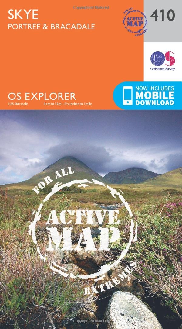 Skye Map  Weatherproof  Portree  Bracadale  Ordnance Survey   by Ordnance Survey