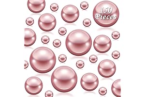 Captivating Rose Gold Pearl Elegance: Adorn Your Vases with Radiance