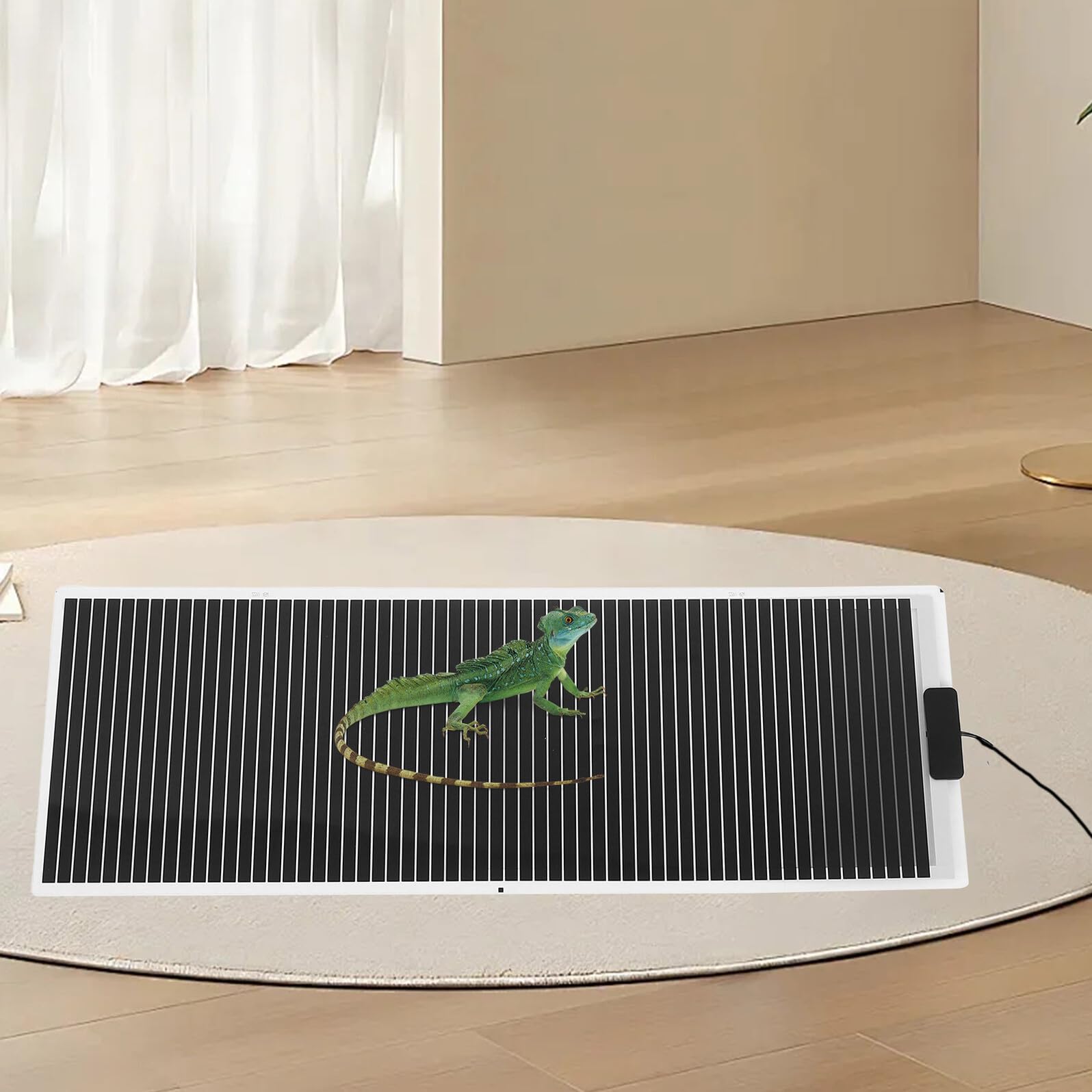 Toyvian Alfombrilla Calefactora para Terrarios con Termostato Ajustable para Reptiles Tortugas Serpientes Geckos y Pequeños Animales Segura y Duradera