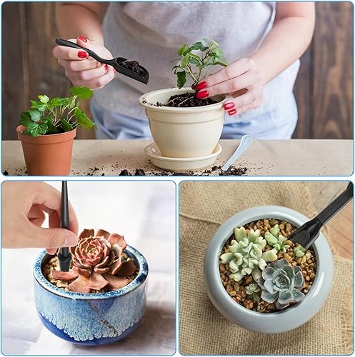 Miniatura 7 de Juego de 12 herramientas para suculentas, mini juego de herramientas de jardín de trasplante, kit de cuidado de suculentas, accesorios de plantas