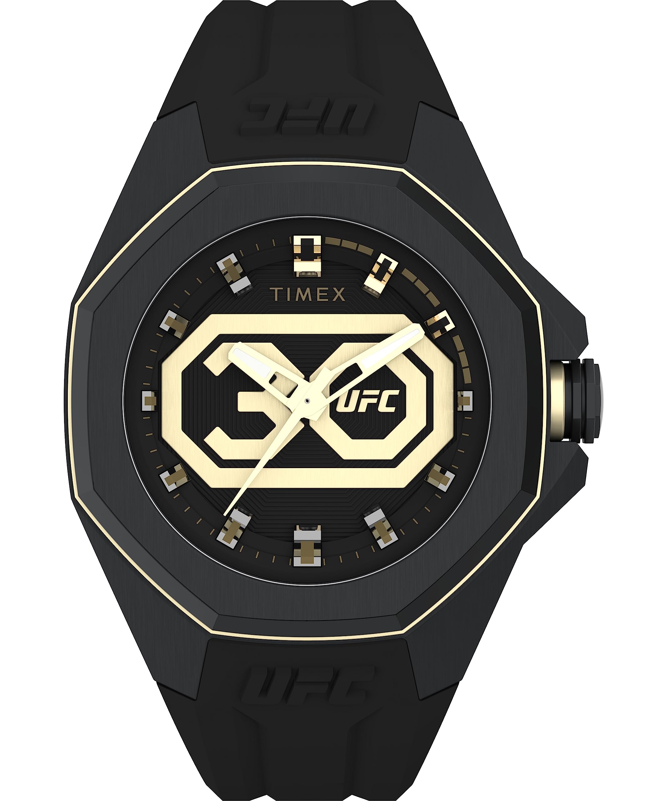 新品 タイメックス メンズ Timex UFC Men's 45mm Timex Relógio masculino UFC Pro de 44 mm, Preto/Preto/Preto, UFC