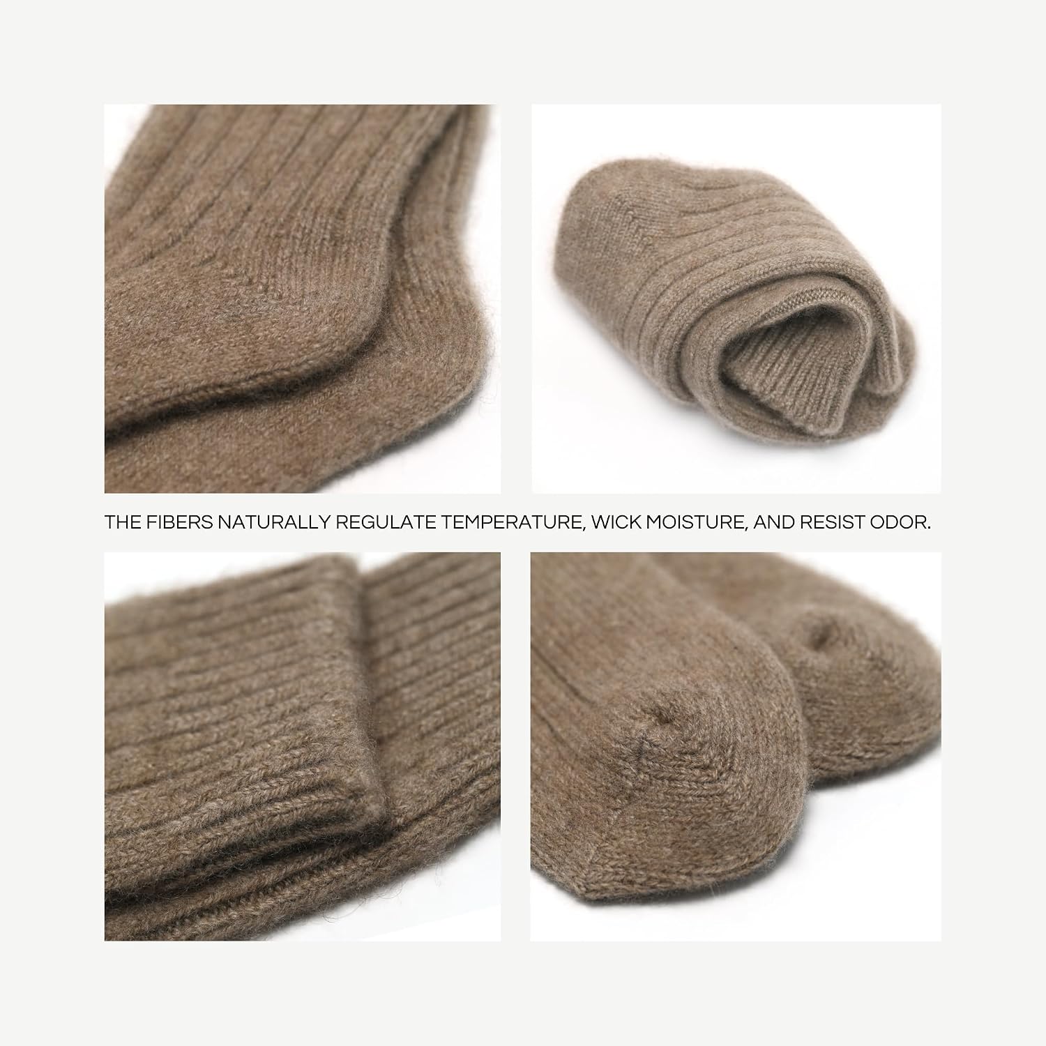 Zaya's Chic House Kids Cashmere Socks – 100% Organic Premium Mongolian Cashmere, Soft & Warm Children (Ages 0–8)