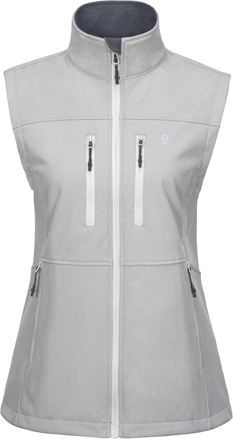 Little Donkey Andy Women's Golf Vest Warm Fleece Lined Sleeveless Jacket for Hiking Travel Running - Image 2