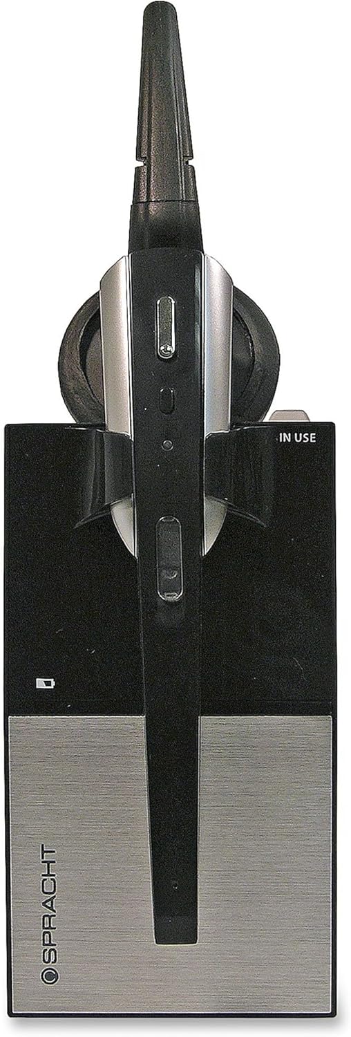 Spracht HS-2012 Zum DECT 6.0 Wireless Conference Call Headset with Base Station, Silver