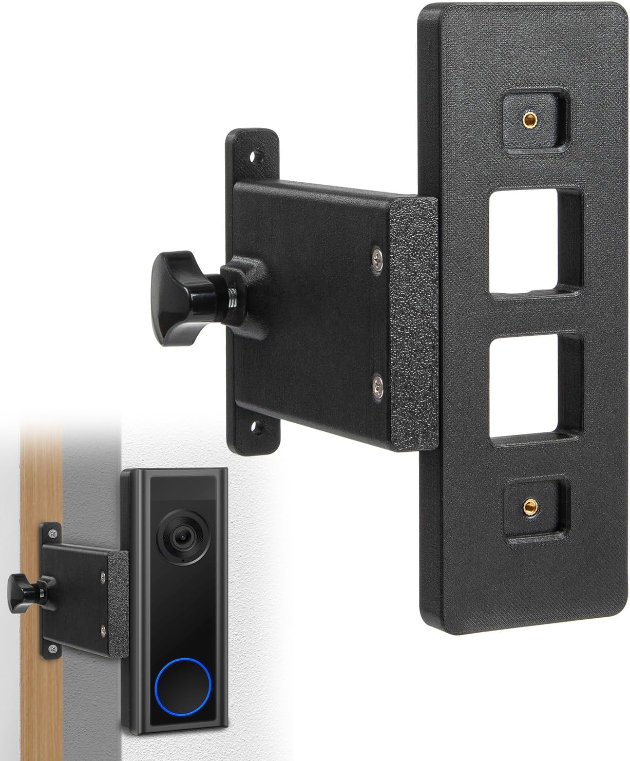 Doorbell Extender Mount Compatible with eufy Doorbell Camera E340, C31 & C30 - Brick Wall Extension for Wider View and Optimal Angle