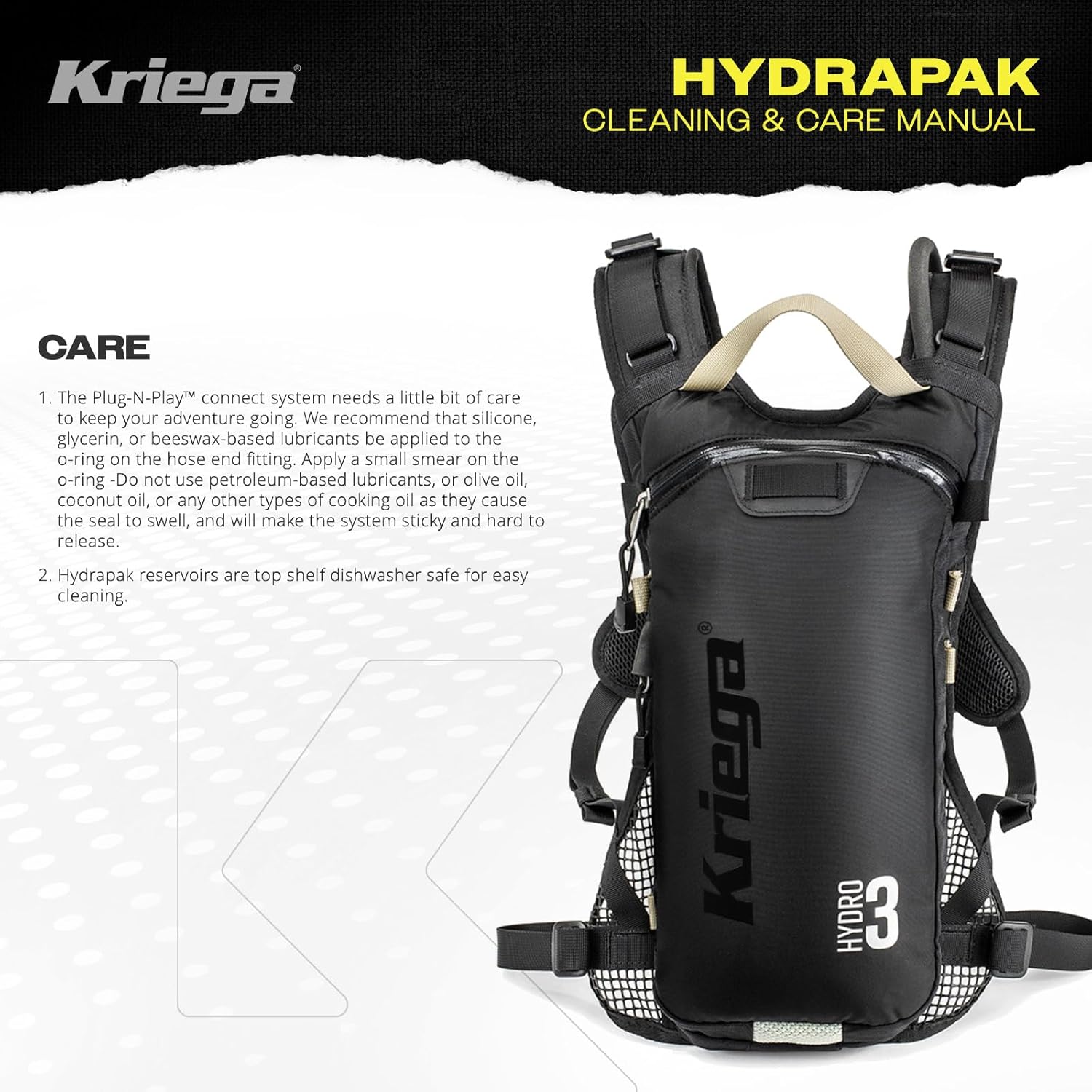 Kriega Hydro-3 Hydration Pack