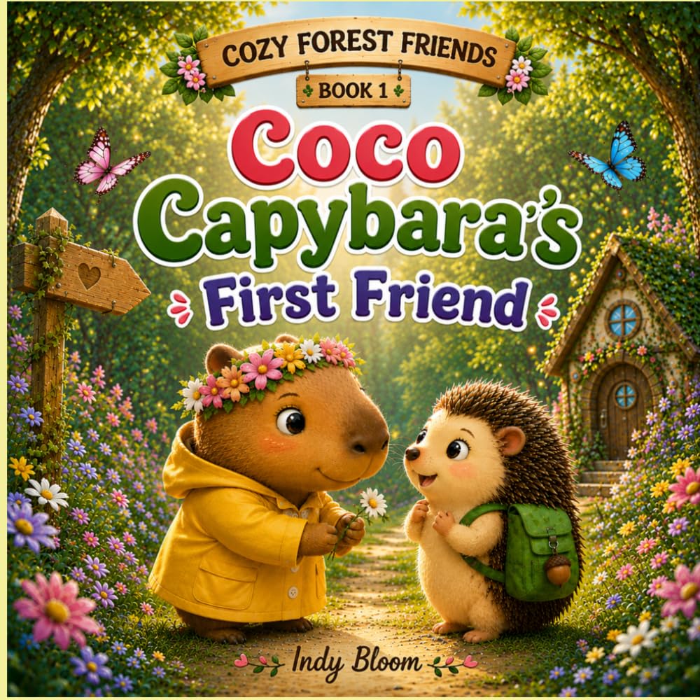 Coco Capybara's First Friend: A Gentle Story of Friendship and Kindness (Cozy Forest Friends)