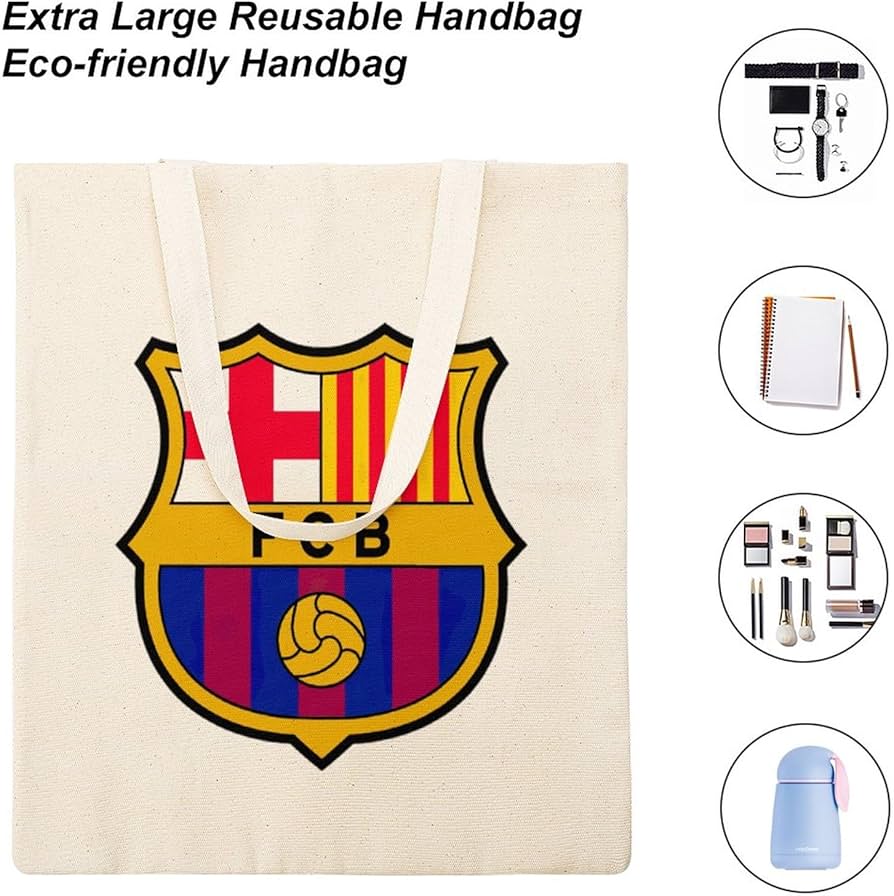 Amazon.co.jp: FCバルセロナ トートバッグ キャンバス 帆布包