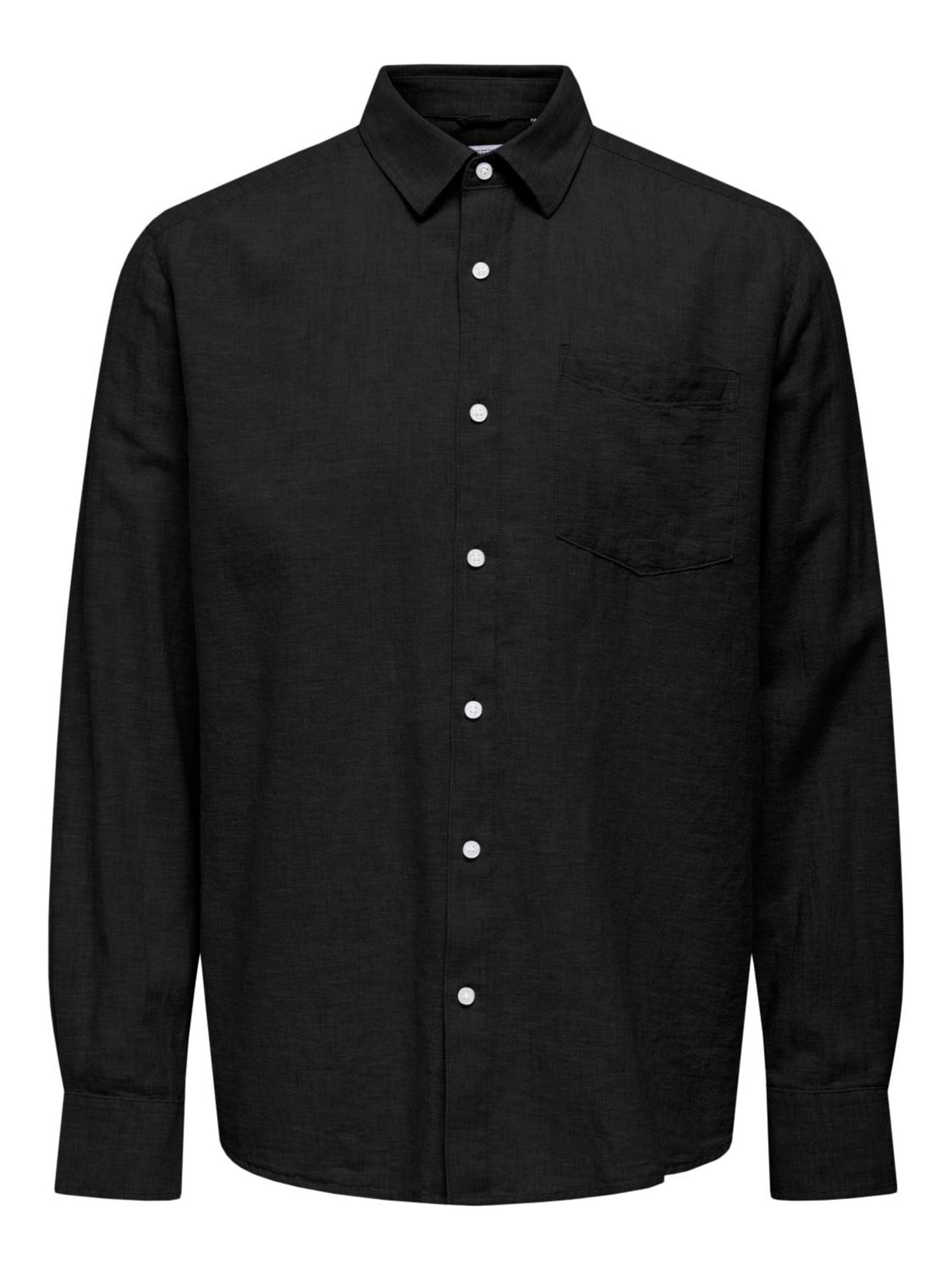 Only & Sons Herren Onscaiden Life Reg Ls 1 Pkt Shirt Noos Hemd (1er Pack)