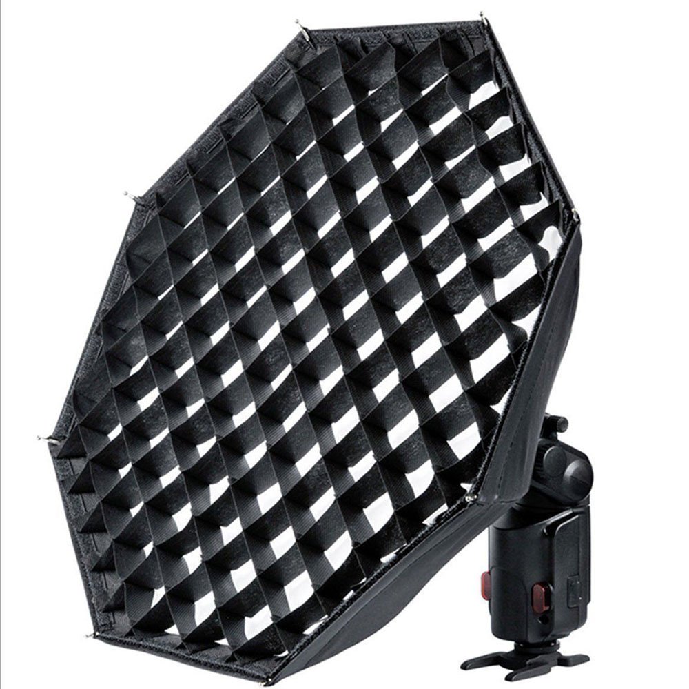 Softbox octogonale 45 cm en forme de parapluie pour vos shootings photo extérieurs - 8