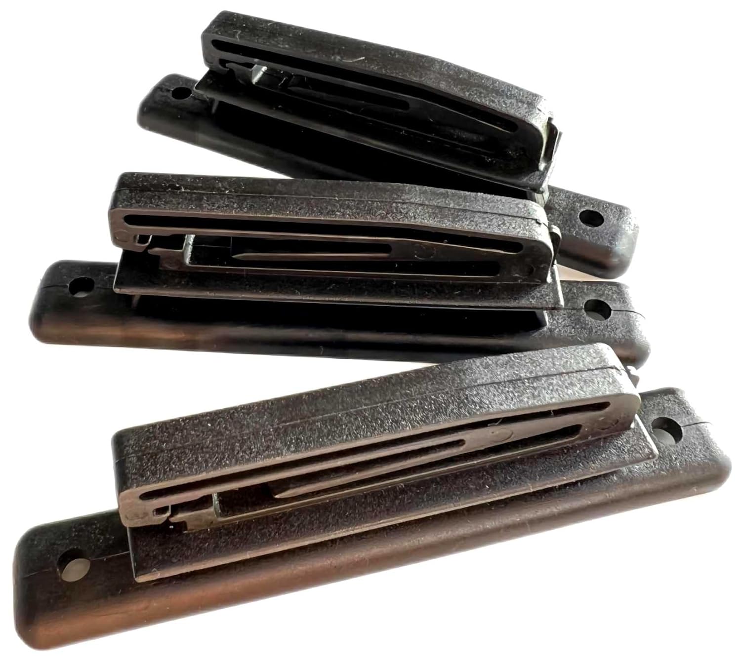 Electric Fence Polytape High Tensile Insulators for Wood Post, Fencing Accessories, Black (PK100)