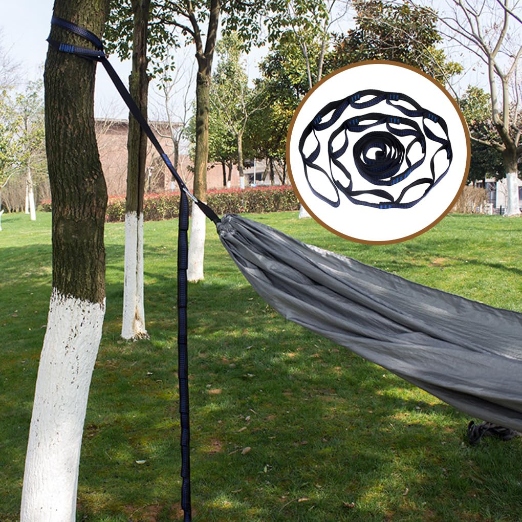 Juego de mosquetones para colgar columpios de árbol, correas de conexión, bolsa de almacenamiento, juego de mosquetones, jardín, patio, camping, viajes, hamaca, gancho para cama