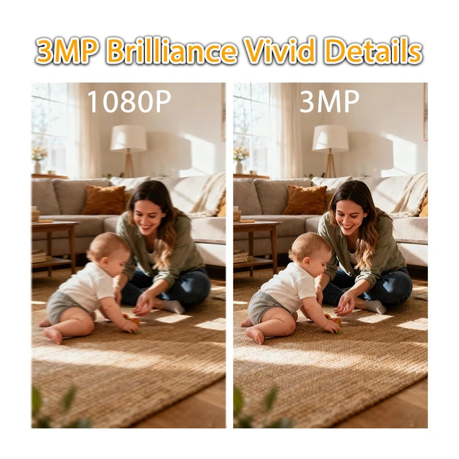 Caméra PTZ WiFi Double Bande intérieure for bébé