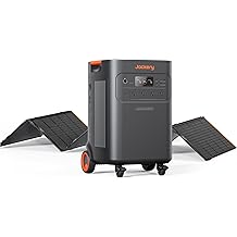 Jackery Solar Generator 5000 Plus with 500W(85Wx6) Solar Panels, 5040Wh LiFePO4 Battery Power Station, 120V/240V 7200W AC Output, Portable Generator for Home Battery Backup, Power Outages
