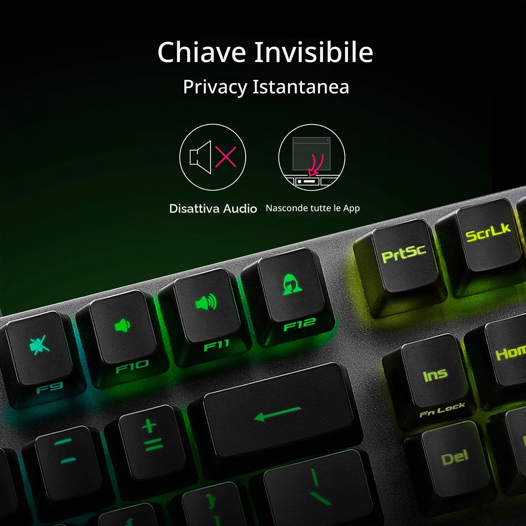 ASUS ROG Strix Scope RX Tastiera Meccanica USB, Switch Ottici Meccanici ROG RX Rossi, Resistente all'Acqua e alla polvere IP56, Porta USB, Xccurate CTRL, Tasto Stealth, Macro, Layout Italia, Nero