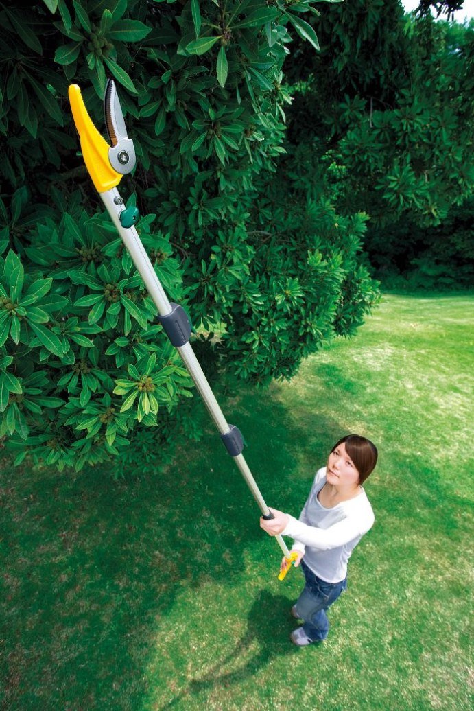 ムサシ musashi ポールスリム３段式アンビル刃 No336 用途 高い枝 Amazon.co.jp: ムサシ 高枝切鋏 【ポールスリム】 3段式 アンビル刃