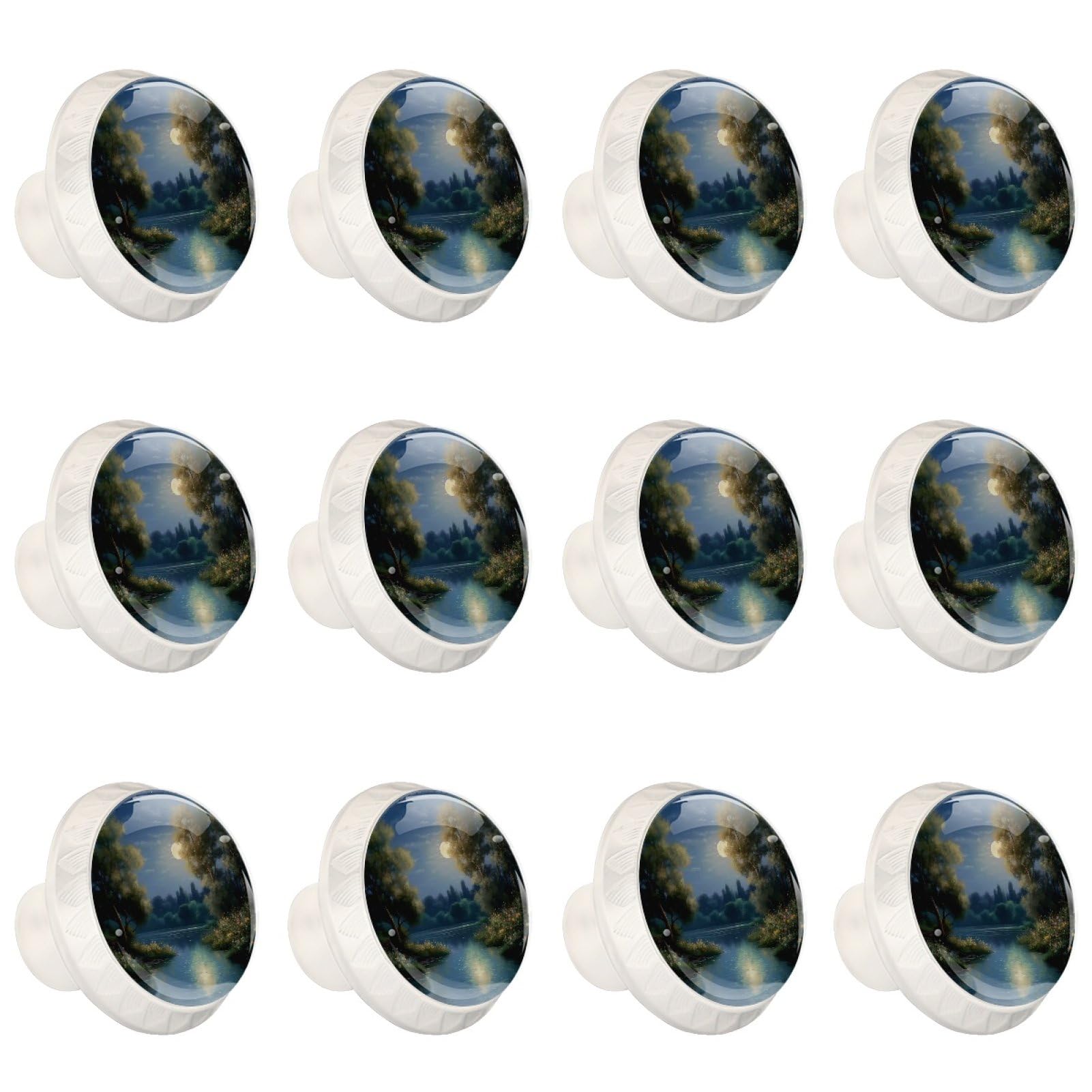 Boutons de tiroir en cristal poignée meuble transparente pour placard cuisine