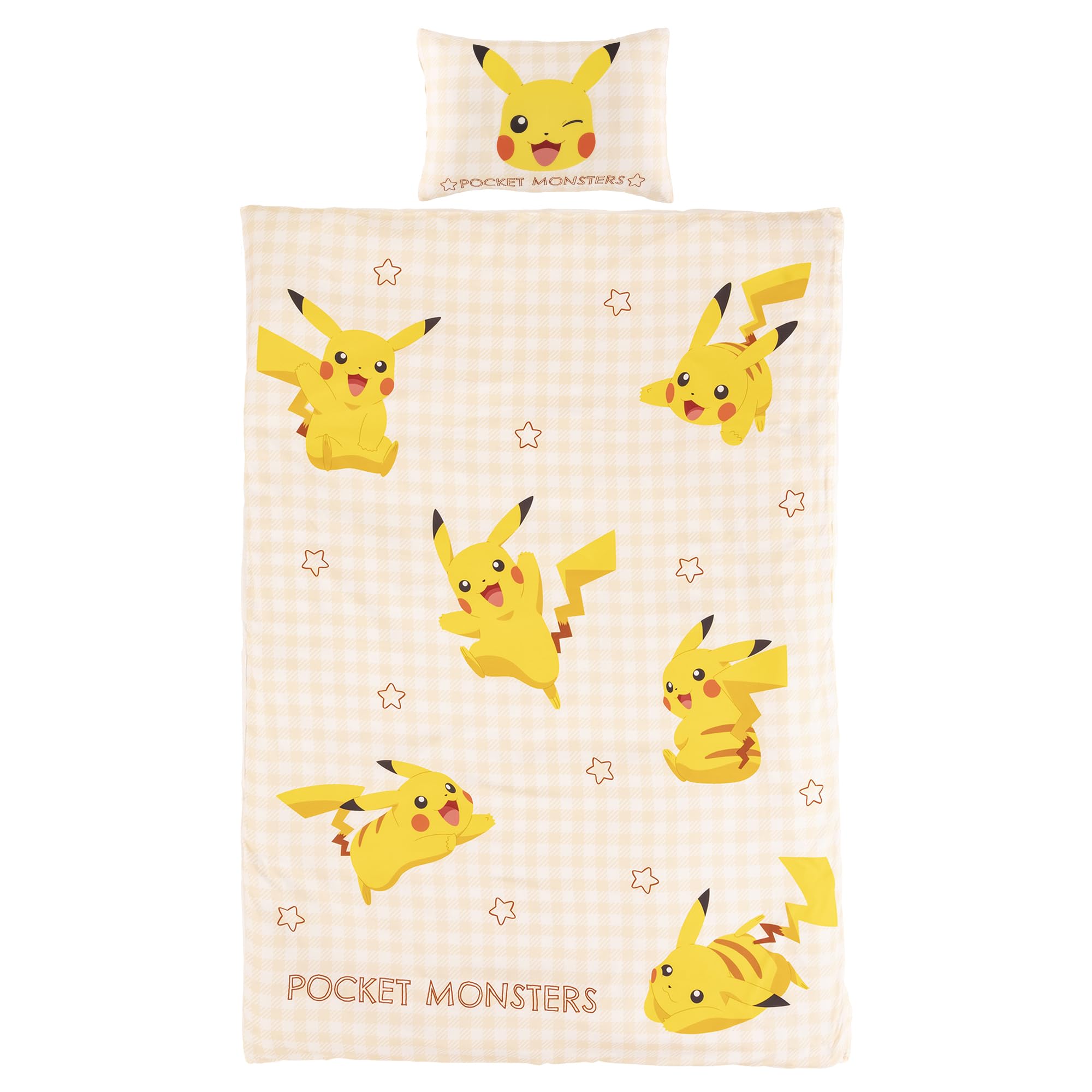 Amazon.co.jp: MORIPiLO ポケモン 布団カバーセット (ピカチュウ