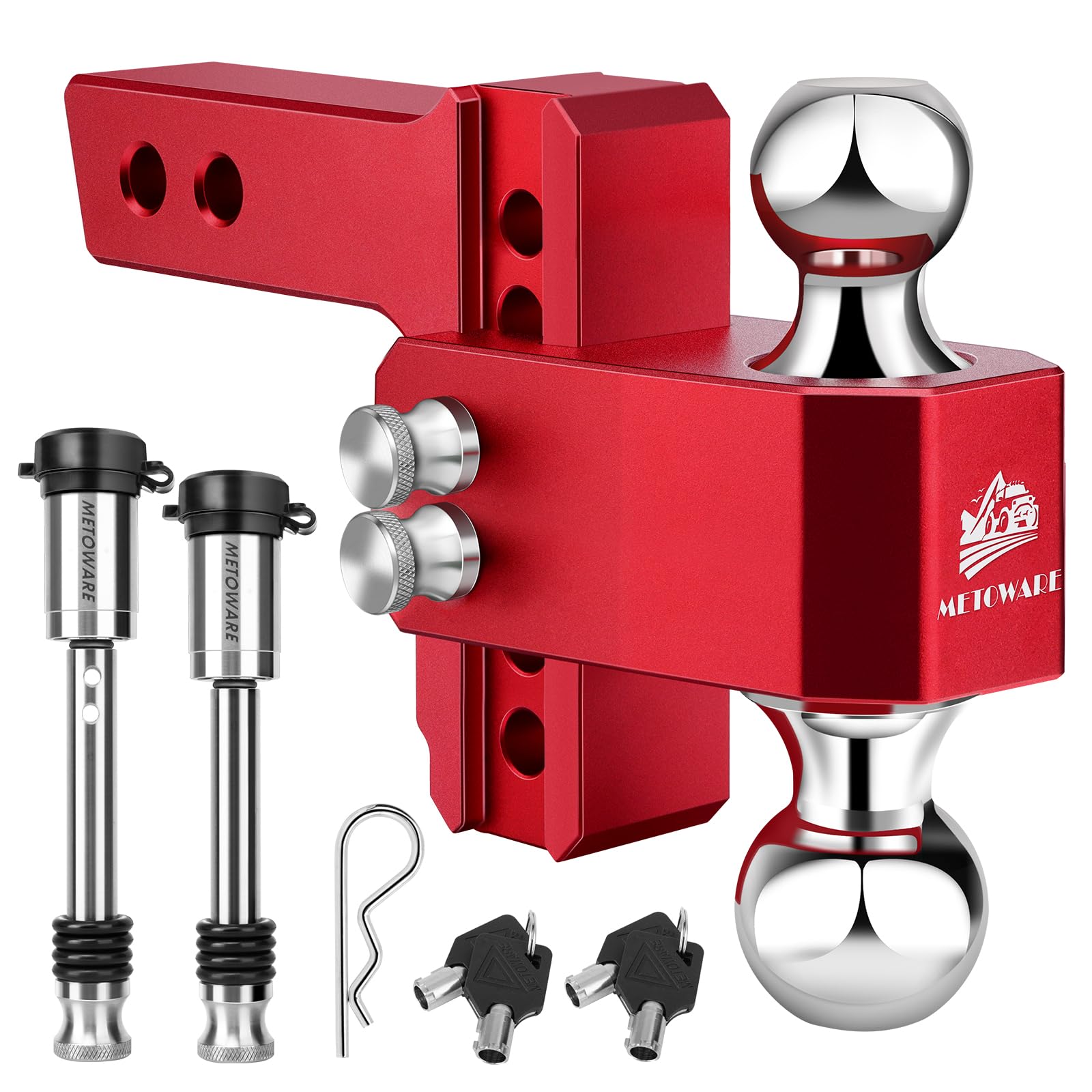 METOWARE Adjustable Trailer Hitch