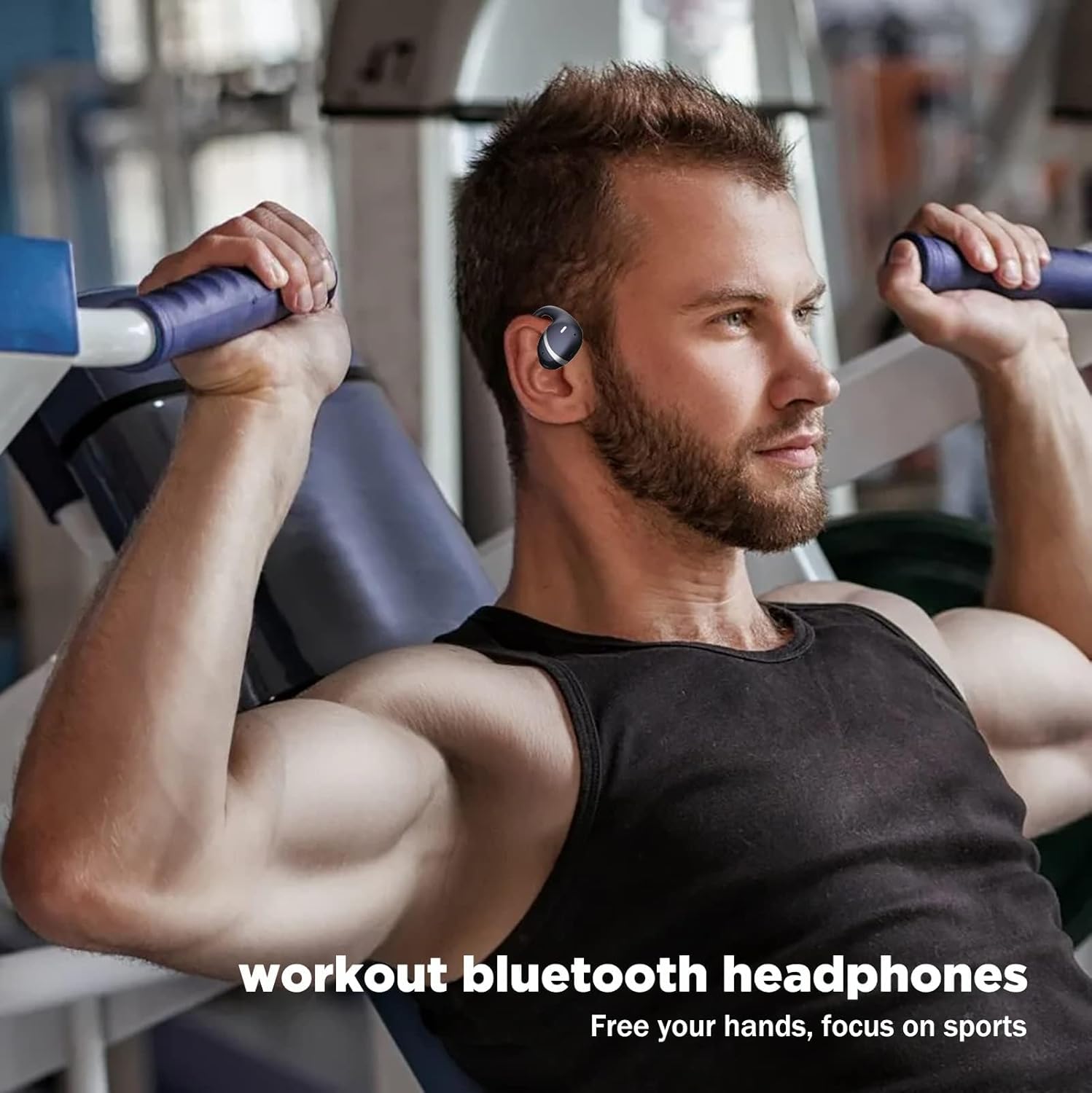 Wireless Earbuds Open Ear Earbuds Over The Ear Earbuds air Conduction Headphones Bluetooth 5.3 with mic IPX5 Waterproof Ear Hook for Sport Music with Charging case Long Battery Life