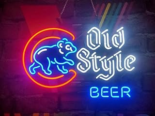 Urby 19"x15" Chicago Sports Unions Cub Old Style Beer Neon Sign (MultipleSizes) Beer Bar Pub Neon Light Handicraft U123