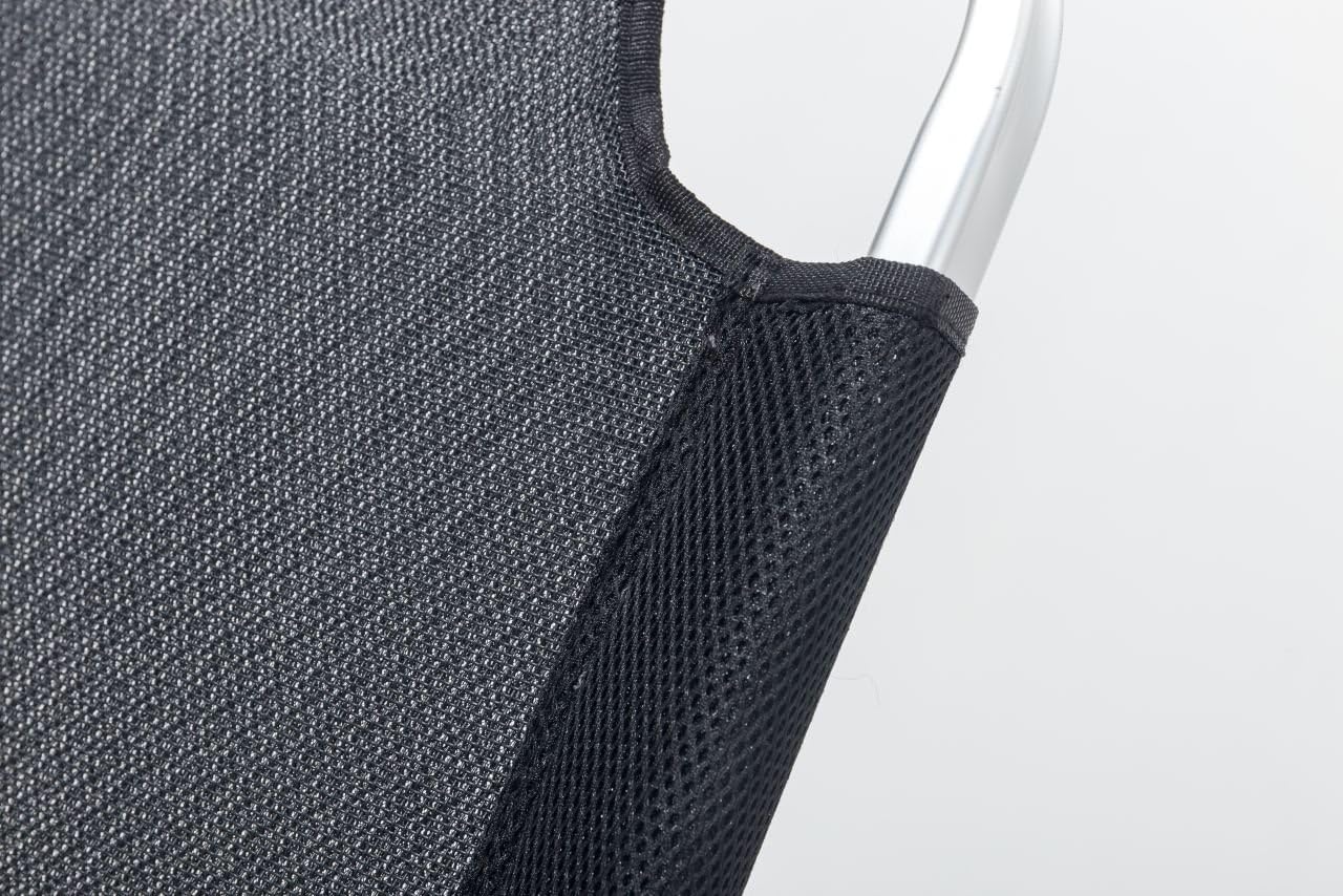 TrendLine Alu-Dreibeinliege De Luxe XL schwarz Gartenliege Sonnenliege Alu Liege