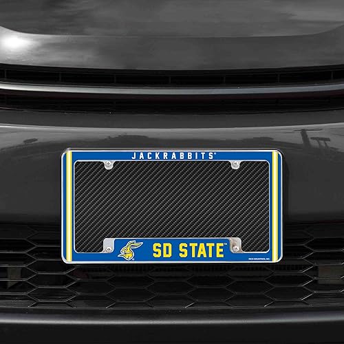 Miniatura 169 de Rico Industries NCAA Classic 12" x 6" Chrome All Over Automotive License Plate Frame for Car/Truck/SUV