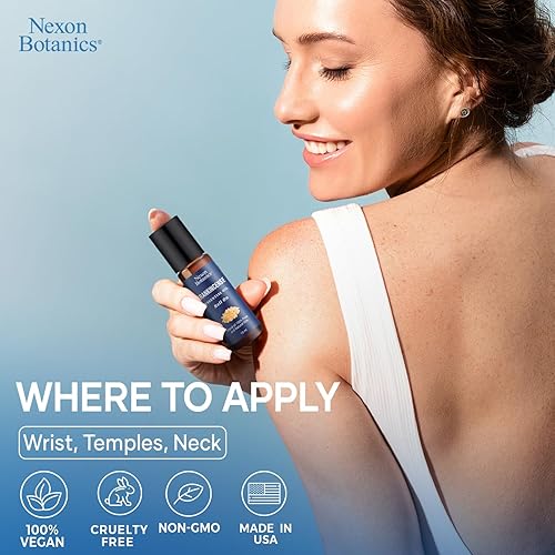 Miniatura 101 de Nexon Botanics Breathe - Mezcla de aceites esenciales, 1.0 onzas líquidas, aceite esencial Breath Easy Alivio sinusal, aceites esenciales Breathe