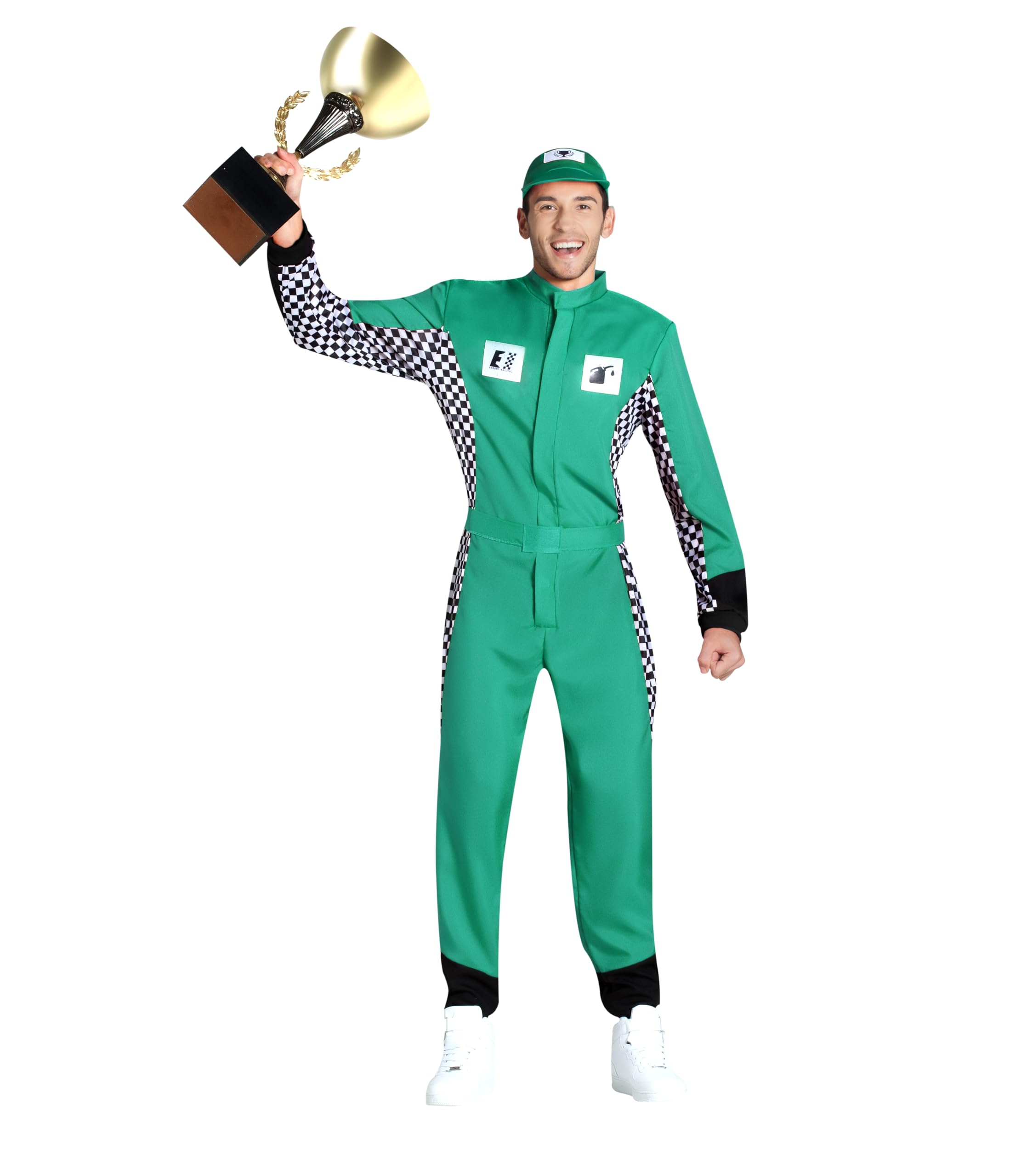 Kimokawaii Disfraz de Piloto Verde Adulto
