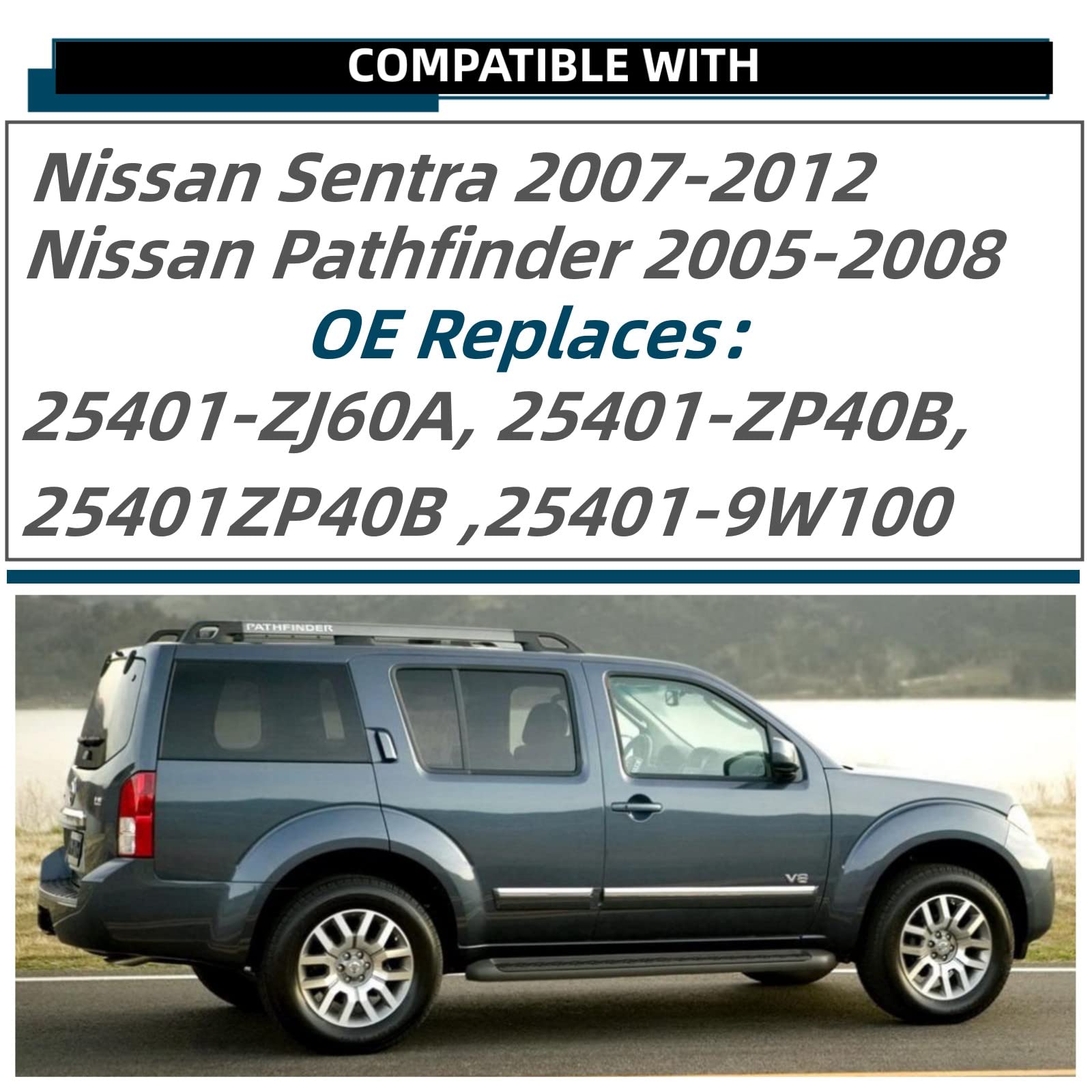 Power Window Master Control Switch For Nissan Sentra (2008-2012) – Replaces 25401-ZJ60A