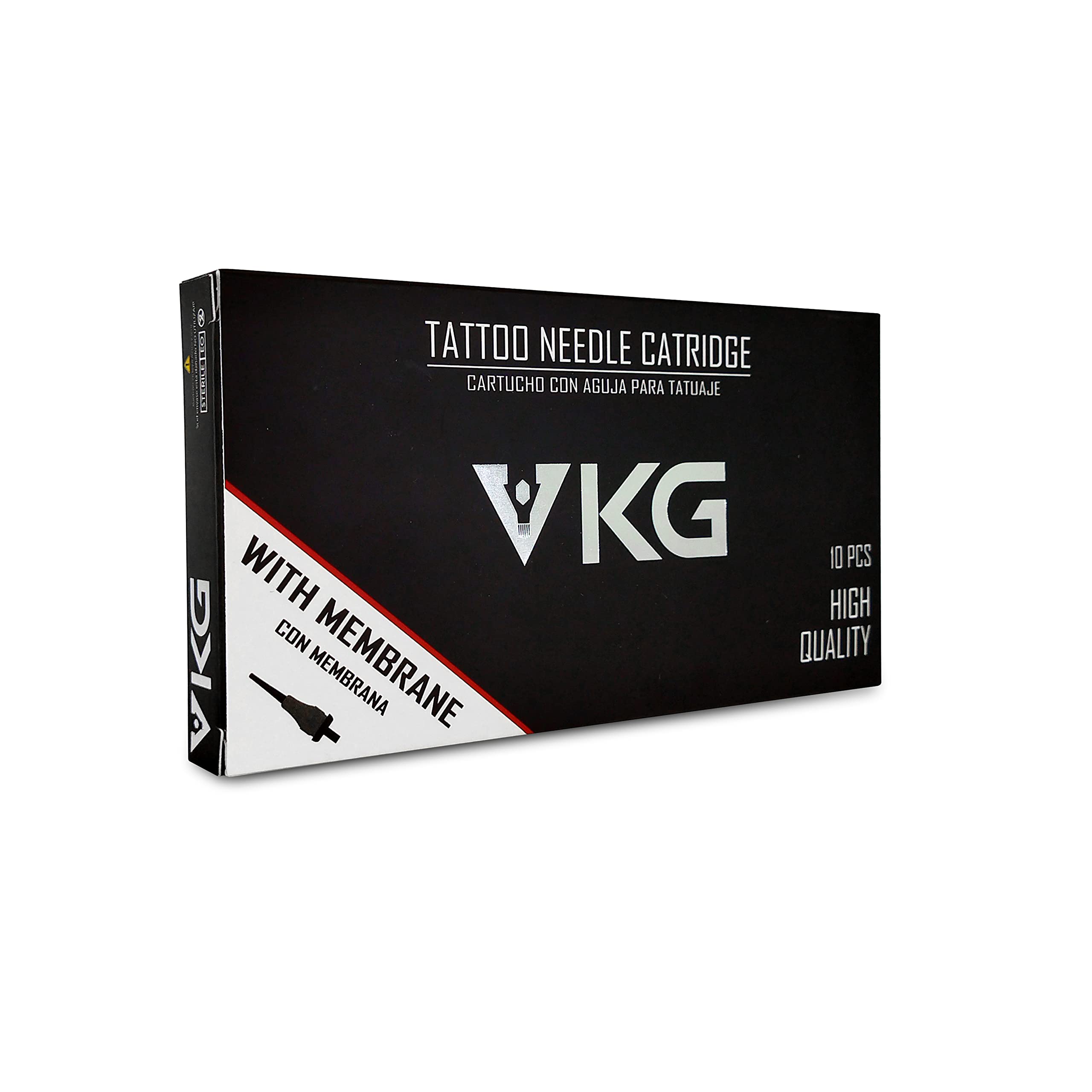 VGK USA - 3 ROUND SHADER (0,30mm) - Cartucce sterili e monouso per tatuaggi - Box 10 pz. - 5