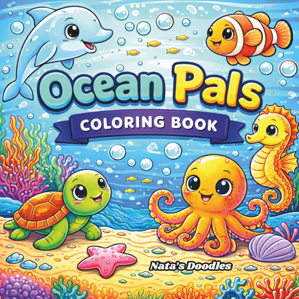 Ocean Pals: Coloring Book