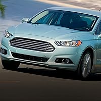 Vista 4 de FIONE para Ford Fusion Conjunto de Faros 2013 2014 2015 2016 Faros de Halógeno Proyector de Repuesto Carcasa Negra Lente Transparente Luz Frontal