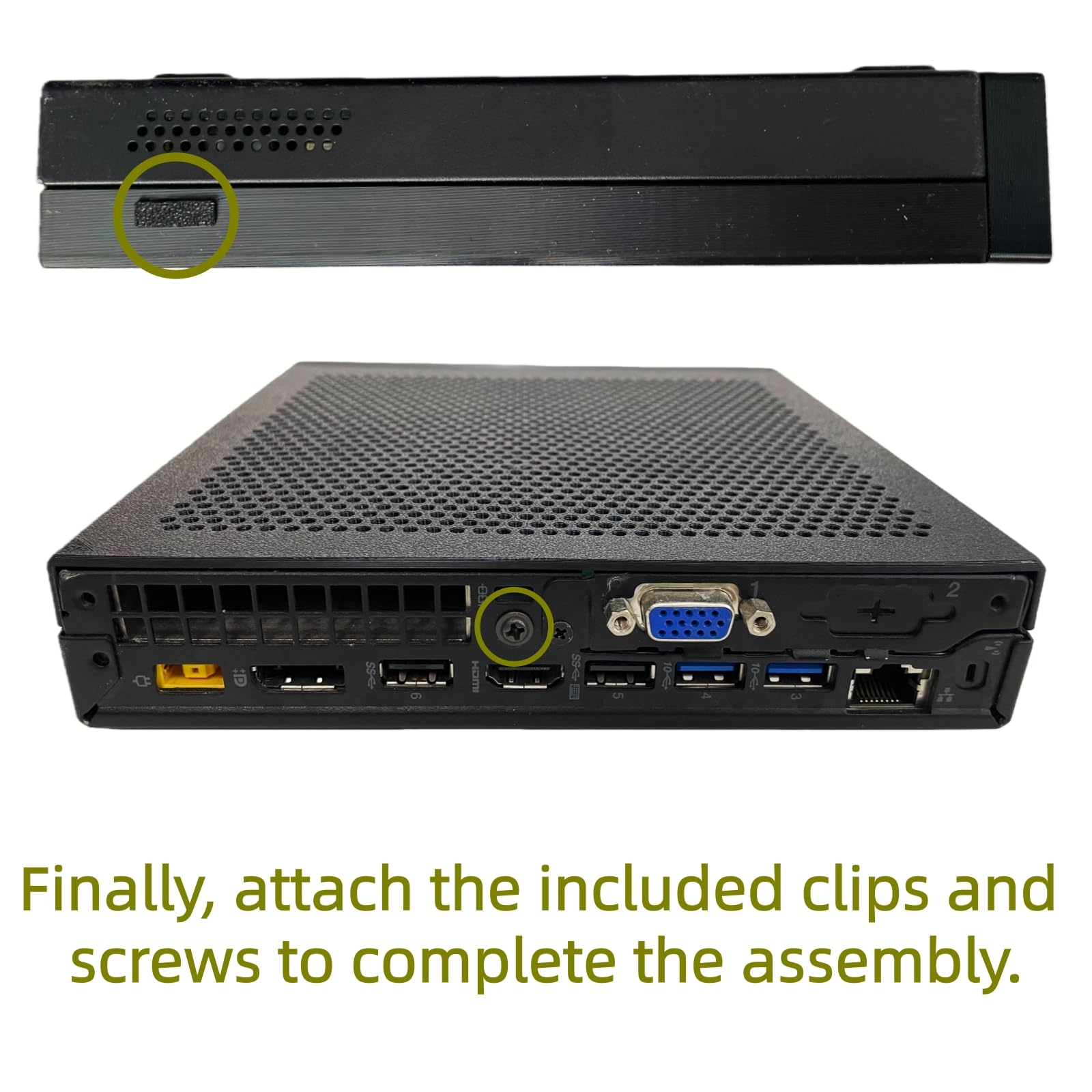 Perforated Top Cover 3D Printed Replacement for Lenovo M720Q M920Q