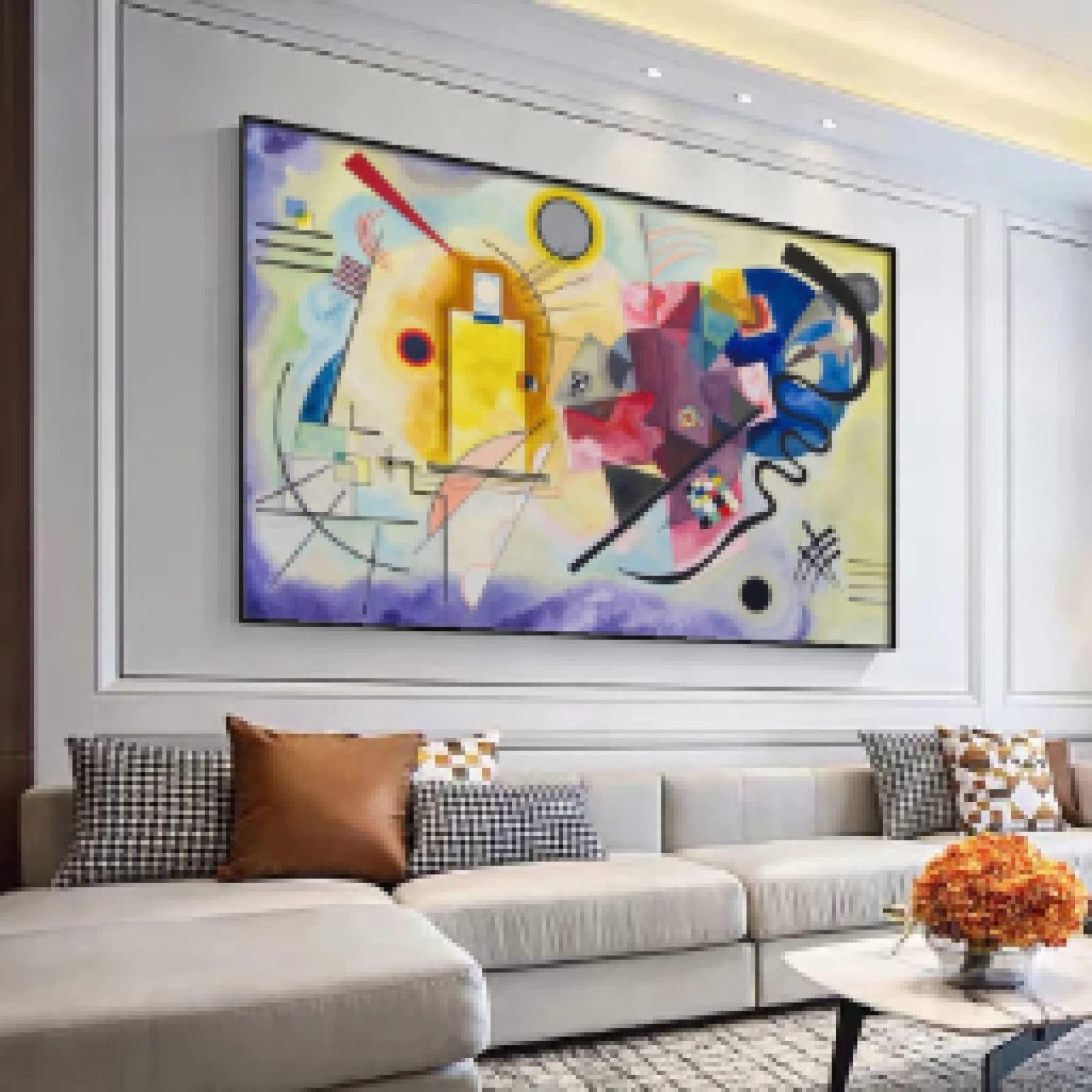 Impression sur toile de haute qualité affiche d'art contemporain 50x70cm - 8