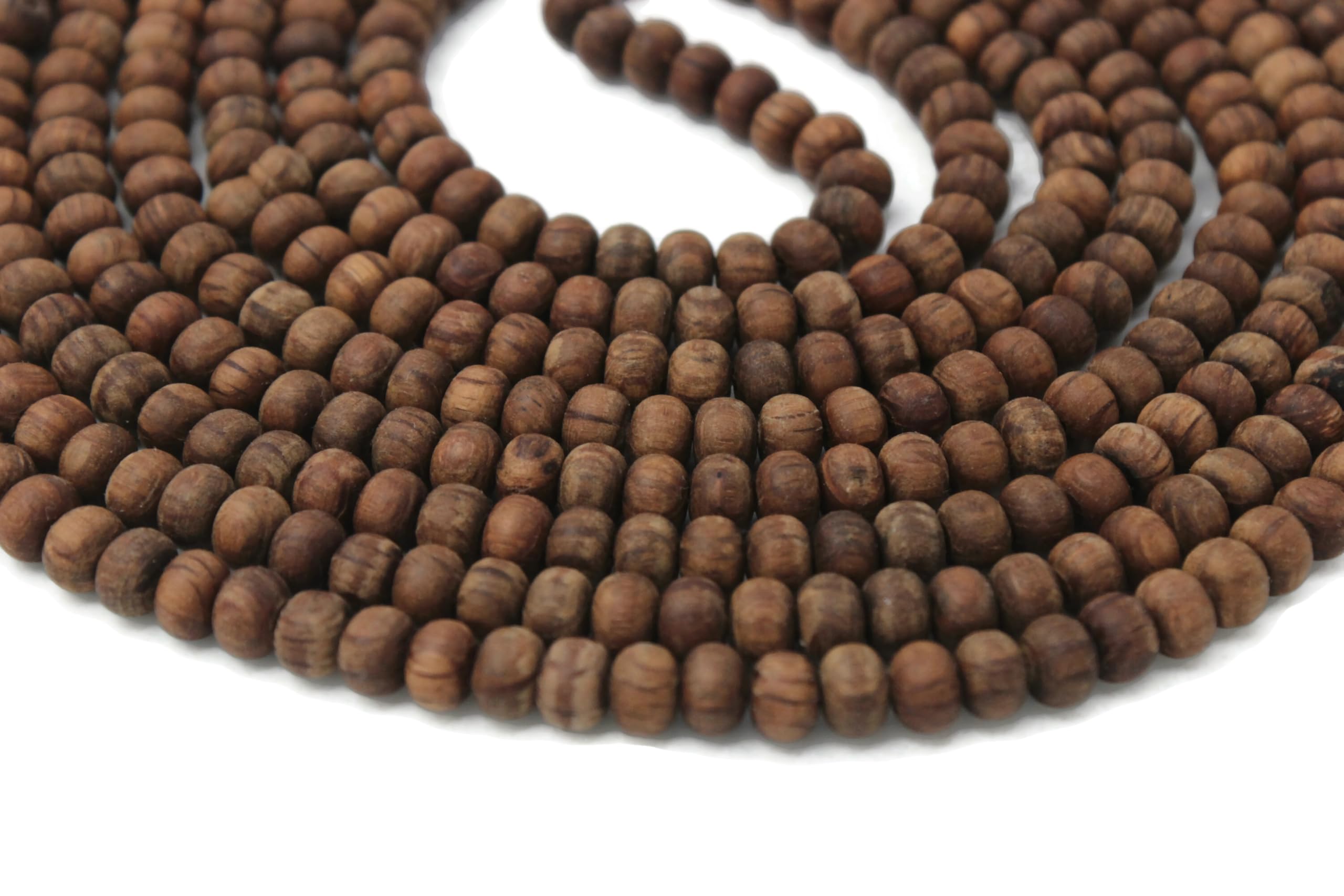 Rosario musulmano in legno di ginepro – 500 perline fatte a mano con nappa tasbih islamica elegante per preghiera e meditazione