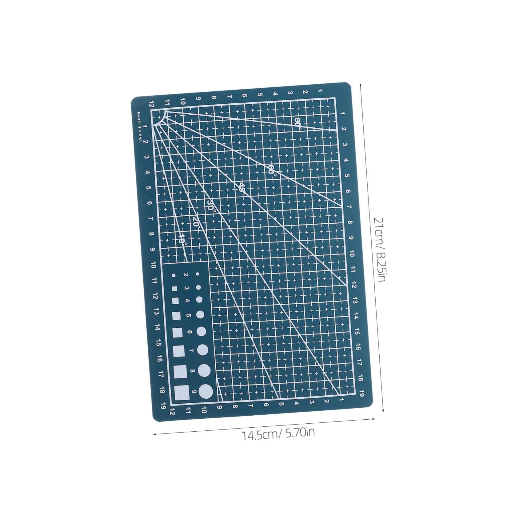 KONTONTY Sewing Mat Self-healing Cutting Mat 2pcs A5 Dual-sided Cutting Mats for Quilting Engraving Diy Projects Craft