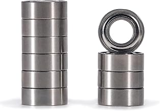 XiKe MR83ZZ Roulements à billes scellés 3x8x3mm, Acier au chrome｜Pré-lubrifié｜Joints métalliques, MR83-2Z Mini Roulement à billes à gorge profonde, 10 Pieces.